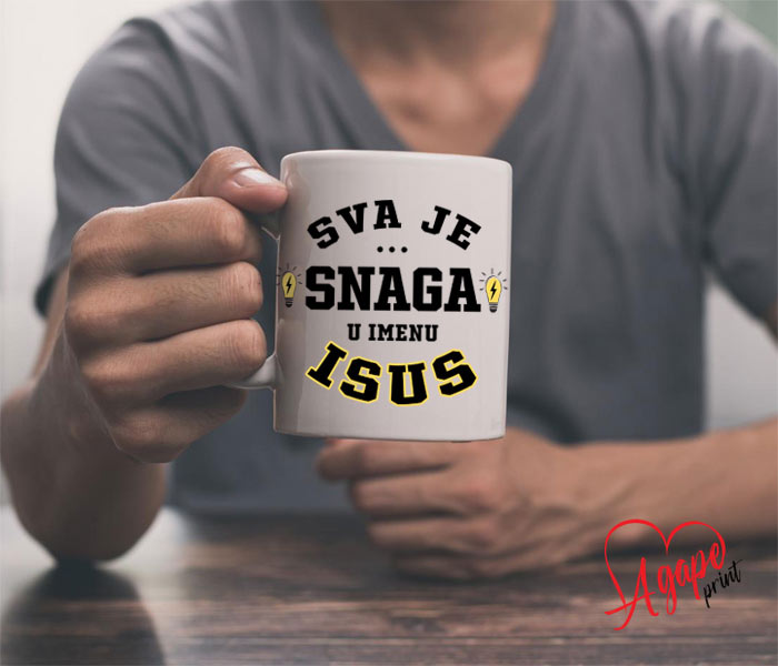 Šalica s natpisom 