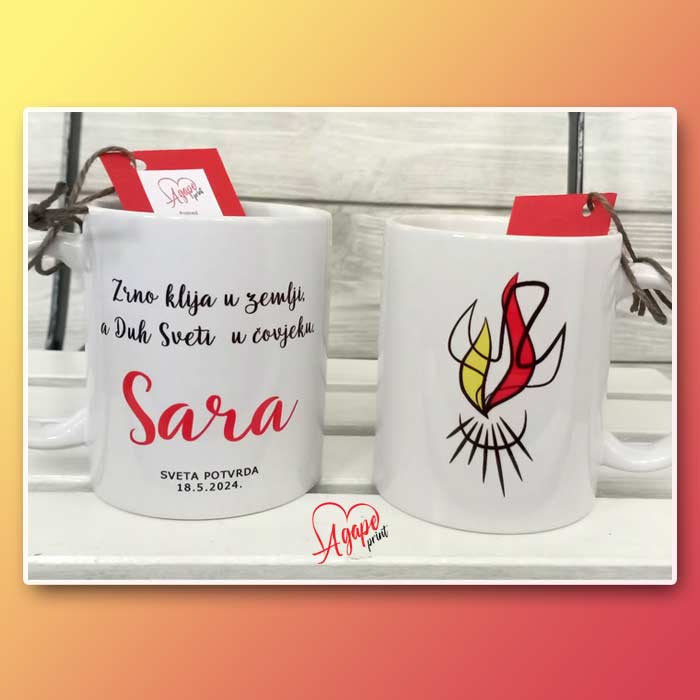 Personalizirana šalica za sakrament svete potvrde - 011c